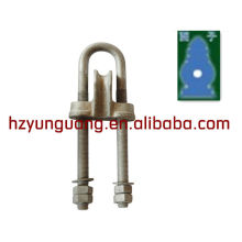 NUT wedge type pulling line clamp(adjustable type)/guy wire fitting/electric power line fitting